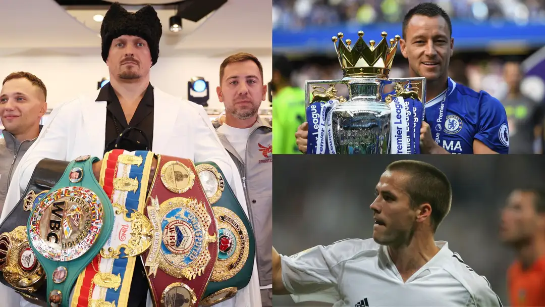 Oleksandr Usyk to play alongside John Terry, Michael Owen, Kaka & Roberto Carlos as world heavyweight boxing champion signs up for Legends Charity Game vs Portugal